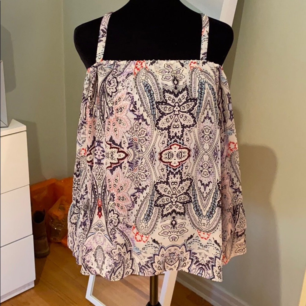 Parker cold shoulder blouse-Size M